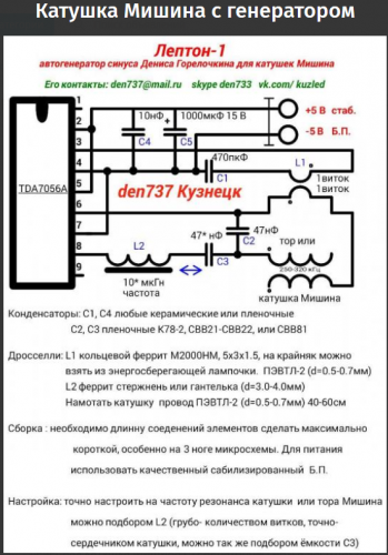 Катушки Мишина Купить Официальный Сайт