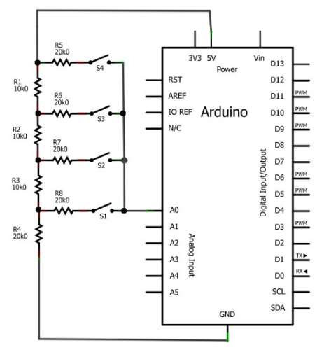 Arduino схема подключения